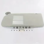 Right Passenger Side Sun Visor Suede Gray Replacement for Toyota Land Cruiser 4500 LC80 with Altitude Meter Cutout