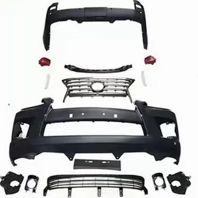 Full Body Kit Upgrade Front & Rear Bumper with Grille for 2009-2013 Lexus LX570, Facelift Style Replacement Full Body Kit Upgrade Front & Rear Bumper with Grille for 2009-2013 Lexus LX570, Facelift Style Replacement
