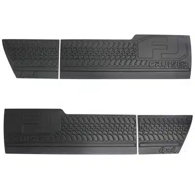 Body Side Molding Door Edge Guard Trim Anti-Scratch Strips for 2007-2022 Toyota FJ Cruiser, ABS 4PCS Set Body Side Molding Door Edge Guard Trim Anti-Scratch Strips for 2007-2022 Toyota FJ Cruiser, ABS 4PCS Set