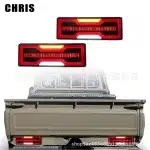 Rear Bumper LED Taillight Assembly Smoked Lens for Toyota Land Cruiser FJ75 FJ78 FJ79