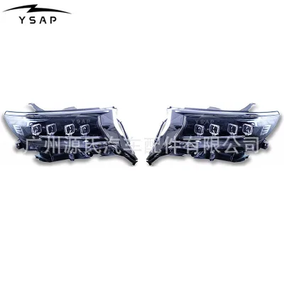 LED 4-Eye Headlight Front Lamp Assembly for 2018-2020 Toyota Land Cruiser Prado FJ150 LED 4-Eye Headlight Front Lamp Assembly for 2018-2020 Toyota Land Cruiser Prado FJ150