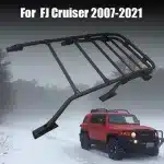 Aluminum Alloy TRD Style Roof Rack Luggage Platform for 2007-2021 Toyota FJ Cruiser, Heavy Duty Cargo Carrier