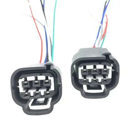 6-Pin Automotive Headlight Fog Light Connector Plug for Toyota Prado Rav4 and Lexus, 1395-6P Series 6-Pin Automotive Headlight Fog Light Connector Plug for Toyota Prado Rav4 and Lexus, 1395-6P Series