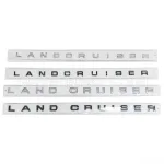 3D Gloss Black Emblem Lettering for Toyota Land Cruiser LC300 Hood and Trunk Sticker