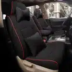 Full Set Custom Fit Linen Car Seat Covers for Toyota Land Cruiser LC100 LC200 Lexus LX470, 7-Seater All-Inclusive Cushion