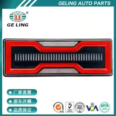 Rear Bumper LED Tail Light Assembly Smoked Lens for Toyota Land Cruiser FJ70, Pair Rear Bumper LED Tail Light Assembly Smoked Lens for Toyota Land Cruiser FJ70, Pair