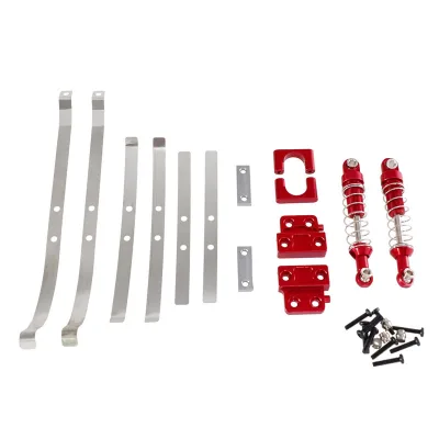 Metal Rear Axle Fixed Base & Leaf Spring Plate Kit for MN82 LC79 1/12 RC Crawler Upgrade Parts Metal Rear Axle Fixed Base & Leaf Spring Plate Kit for MN82 LC79 1/12 RC Crawler Upgrade Parts