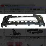 Front Bumper Cover Replacement for Lexus LX570, OE Part 52119-6B96, High-Strength ABS Construction