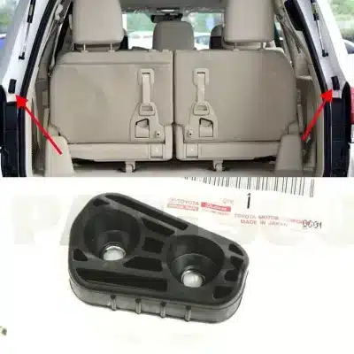 Rear Tailgate Buffer Cushion Rubber Pads Pair for Toyota Land Cruiser LC200 Lexus LX570