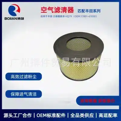 Engine Air Filter 17801-61030 High Efficiency Replacement for Toyota Land Cruiser HZJ79 70 Series Engine Air Filter 17801-61030 High Efficiency Replacement for Toyota Land Cruiser HZJ79 70 Series