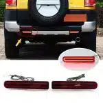 LED Rear Bumper Light Assembly with Start-up Scanning for 2007-2022 Toyota FJ Cruiser, Tail Brake Turn Signal Lamps