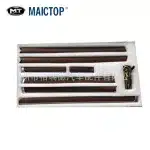 Interior Door Trim Panel Wood Grain Style with LED Light for 2008-2020 Toyota Land Cruiser LC200 FJ200