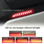 LED Rear Bumper Reflector Tail Lights Sequential Turn Signal Brake Lamps for Toyota Camry Reiz Sienna, VOXY Red Lens