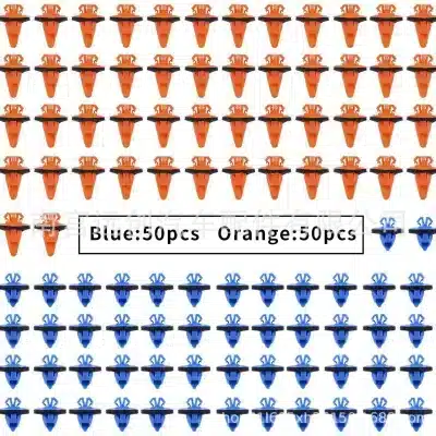 100pcs Nylon Bumper & Fender Flare Clips for Toyota RAV4 and FJ Cruiser, Replaces 75495-35010 75397-35010 100pcs Nylon Bumper & Fender Flare Clips for Toyota RAV4 and FJ Cruiser, Replaces 75495-35010 75397-35010
