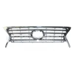 Front Upper Grille Assembly Replacement for 2013 Lexus LX570, High-Impact ABS Plastic Chrome Finish