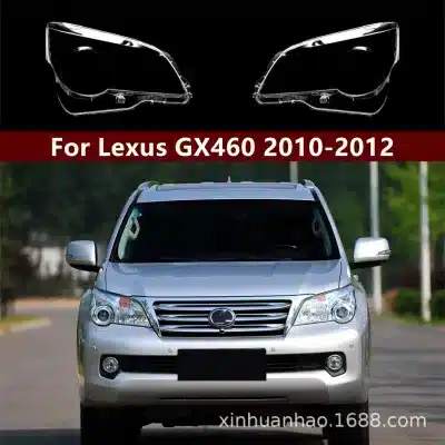 Headlight Lens Cover Replacement for 2010-2012 Lexus GX460, Passenger Side Clear Polycarbonate Shell with Sealant Headlight Lens Cover Replacement for 2010-2012 Lexus GX460, Passenger Side Clear Polycarbonate Shell with Sealant