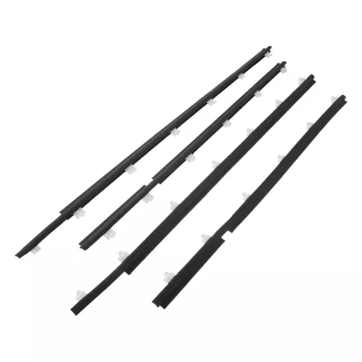 Window Weatherstrip Seal Outer Door Belt Moldings for 1990-1998 Toyota Land Cruiser LC80 FJ80 Lexus LX450, 4Pcs Set Window Weatherstrip Seal Outer Door Belt Moldings for 1990-1998 Toyota Land Cruiser LC80 FJ80 Lexus LX450, 4Pcs Set