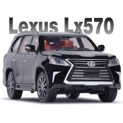 JKM 1:32 Scale Lexus LX570 Alloy Die-cast Model Car, 6-Door Openable SUV with Steering & Shock Absorption JKM 1:32 Scale Lexus LX570 Alloy Die-cast Model Car, 6-Door Openable SUV with Steering & Shock Absorption