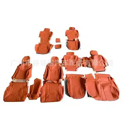 Full Set Seat Cover Upgrade Interior Retrofit for 2008-2015 Lexus LX570 to 2018-2021 Style, Wine Red PVF Leather Full Set Seat Cover Upgrade Interior Retrofit for 2008-2015 Lexus LX570 to 2018-2021 Style, Wine Red PVF Leather