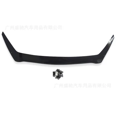 Front Hood Bug Deflector Sand Stone Guard for 2003-2008 Toyota Prado FJ120, Matte Black Acrylic Front Hood Bug Deflector Sand Stone Guard for 2003-2008 Toyota Prado FJ120, Matte Black Acrylic