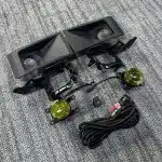 Front Bumper LED Fog Light Kit Golden Eye Yellow Lens for Toyota Land Cruiser LC76 LC71 LC78 LC79 2025+, 40W 12V