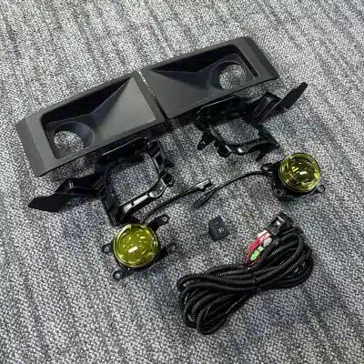 Front Bumper LED Fog Light Kit Golden Eye Yellow Lens for Toyota Land Cruiser LC76 LC71 LC78 LC79 2025+, 40W 12V Front Bumper LED Fog Light Kit Golden Eye Yellow Lens for Toyota Land Cruiser LC76 LC71 LC78 LC79 2025+, 40W 12V