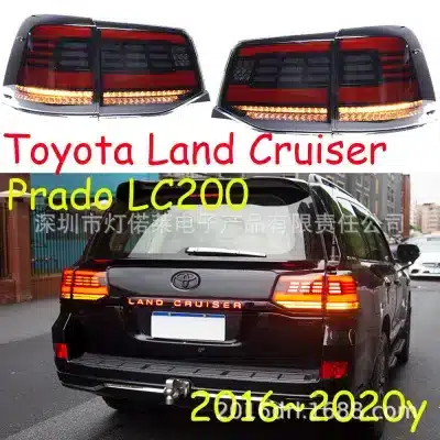 LED Rear Tail Light Brake Assembly for 2016-2020 Toyota Land Cruiser LC200, IP66 Waterproof, 12V LED Rear Tail Light Brake Assembly for 2016-2020 Toyota Land Cruiser LC200, IP66 Waterproof, 12V