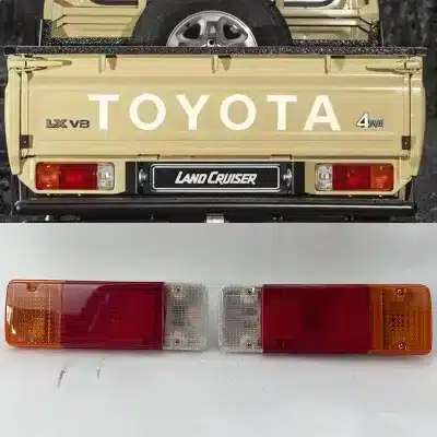 Rear Tail Light Assembly Left Driver Side for Toyota Land Cruiser LC79 LC76 Pickup Truck, Replacement Tail Lamp, OEM 81550-87327 Rear Tail Light Assembly Left Driver Side for Toyota Land Cruiser LC79 LC76 Pickup Truck, Replacement Tail Lamp, OEM 81550-87327