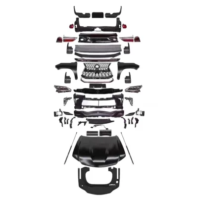 LX570 to LX600 Retrofit Body Kit for 2008-2015 Lexus LX570, 2025 LX600 Executive Style Facelift, No-Cut Installation