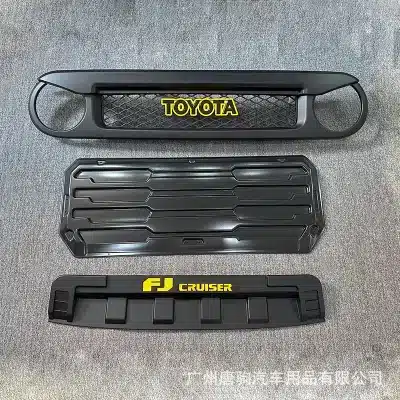 Off-Road Angry Style Front Grille and Hood Vent Trim for 2007-2022 Toyota FJ Cruiser, Army Green ABS Off-Road Angry Style Front Grille and Hood Vent Trim for 2007-2022 Toyota FJ Cruiser, Army Green ABS