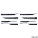 4PCS Blade Fender Emblem Badge Stickers for Toyota Land Cruiser and Lexus LX570, Adhesive Chrome/Silver Trim
