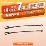 Pair Rear Tailgate Support Cables 65770-04030 Replacement for Toyota Tacoma 1995-2004, Zinc Alloy, 2-Piece Set