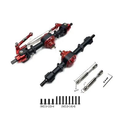 Metal Rear Axle with Drive Shaft Upgrade Parts for MN Model 1/12 MN78 MN82 LC79 RC Crawler, Silver Metal Rear Axle with Drive Shaft Upgrade Parts for MN Model 1/12 MN78 MN82 LC79 RC Crawler, Silver