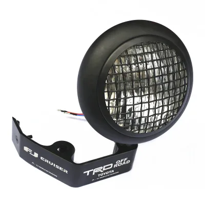 Rear Tailgate Auxiliary Spotlight Kit with Steel Brackets for Toyota FJ Cruiser, Retro 6-Inch Driving Lights