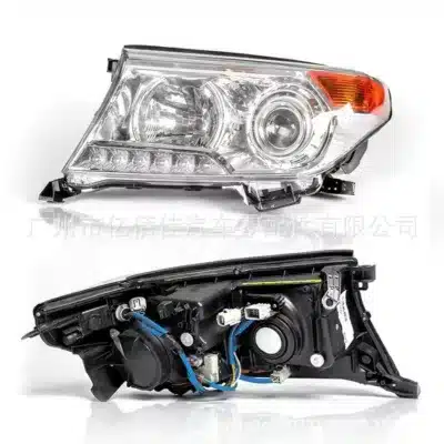 LED Projector Headlight Assembly for 2012-2014 Toyota Land Cruiser LC200 GRJ200, White Housing with DRL LED Projector Headlight Assembly for 2012-2014 Toyota Land Cruiser LC200 GRJ200, White Housing with DRL