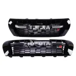 Front Bumper Upper Grille GR Sport Style for 2008-2015 Toyota Land Cruiser LC200 FJ200, Black Warrior Edition