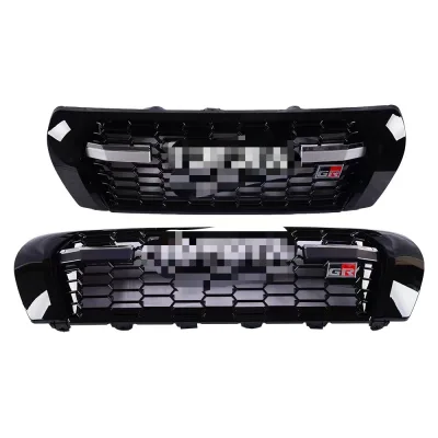 Front Bumper Upper Grille GR Sport Style for 2008-2015 Toyota Land Cruiser LC200 FJ200, Black Warrior Edition Front Bumper Upper Grille GR Sport Style for 2008-2015 Toyota Land Cruiser LC200 FJ200, Black Warrior Edition