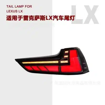 LED Taillight Assembly for 2016-2020 Lexus LX570, Clear Lens Rear Lamp with Sequential Flowing Turn Signal and LED Running Light LED Taillight Assembly for 2016-2020 Lexus LX570, Clear Lens Rear Lamp with Sequential Flowing Turn Signal and LED Running Light