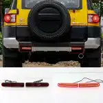 LED Rear Bumper Lights Smoked Lens for 2007-2022 Toyota FJ Cruiser, Driving Brake Tail Lamp Turn Signal