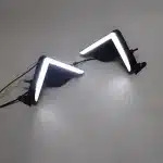 LED Daytime Running Lights DRL Assembly for Toyota Land Cruiser Prado FJ150 LC150 2017-2019, 12V High Brightness Fog Lamp Kit
