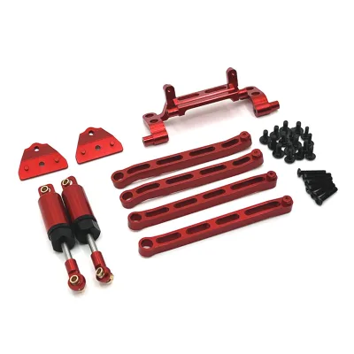 Metal Hydraulic Shock Absorber & Link Rod Upgrade Kit for MN Model MN82 MN78 MN168 LC79 1/12 RC Crawler Metal Hydraulic Shock Absorber & Link Rod Upgrade Kit for MN Model MN82 MN78 MN168 LC79 1/12 RC Crawler