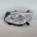 Headlight Housing Lens Cover Replacement for 2010 Toyota Land Cruiser Prado FJ150, Left & Right Side OE 81170-60E00 81130-60E40
