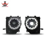 LED Headlight Assembly with Plum Blossom DRL for 2024 Toyota Land Cruiser LC76, Clear Lens Front Headlamps