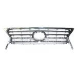 Front Upper Grille Assembly Replacement for 2013 Lexus LX570, High-Impact ABS Plastic Chrome Finish