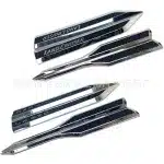 3D Blade Fender Side Emblem Badge Sticker for Lexus LX570 and Toyota Land Cruiser, Chrome Finish