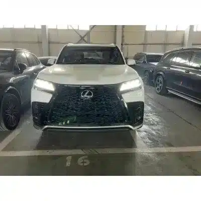 F-Sport Style Front Upper Grille Replacement for 2023 Lexus LX600 J310, ABS Plastic Black Finish F-Sport Style Front Upper Grille Replacement for 2023 Lexus LX600 J310, ABS Plastic Black Finish