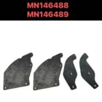 Front Fender Liner Splash Shield Guards for Mitsubishi Pajero Sport L200, MN146488 MN146489, 4-Piece Set
