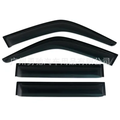 4pcs Window Rain Guard Side Vent Visor Deflector for Toyota Land Cruiser FJ80 1990-1998, Acrylic Black 4pcs Window Rain Guard Side Vent Visor Deflector for Toyota Land Cruiser FJ80 1990-1998, Acrylic Black