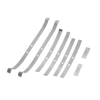 Metal Rear Bridge Fixed Shock-Absorbing Leaf Springs for 1/12 scale Mangniu MN82 LC79 RC Crawler, Silver Upgrade Parts Metal Rear Bridge Fixed Shock-Absorbing Leaf Springs for 1/12 scale Mangniu MN82 LC79 RC Crawler, Silver Upgrade Parts