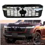 Front Radiator Grille Honeycomb GR Sport TRD Style for 2022-2024 Toyota Land Cruiser LC300 FJ300